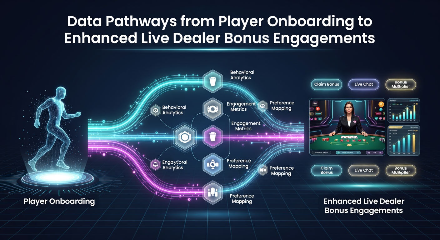 Live dealer tafel met data integratie voor bonusberekening en speler tracking