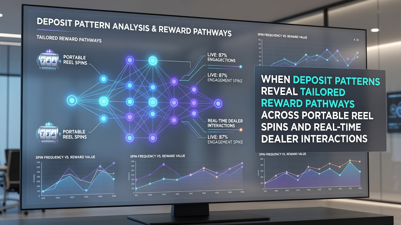 Real-time dealer tafels en mobiele reel spins met gepersonaliseerde beloningen via stortpatronen